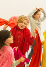 Einblick in einen Theater-Atelier-Nachmittag 1. - 3. Klasse